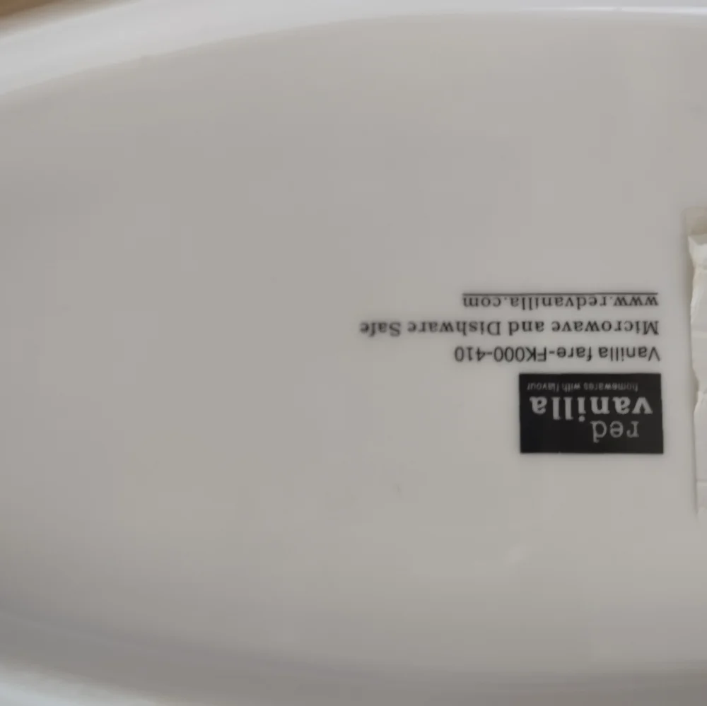 NWT White Ceramic Dish